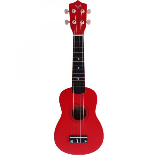 Angel AUK21-RD Kırmızı Soprano Ukulele