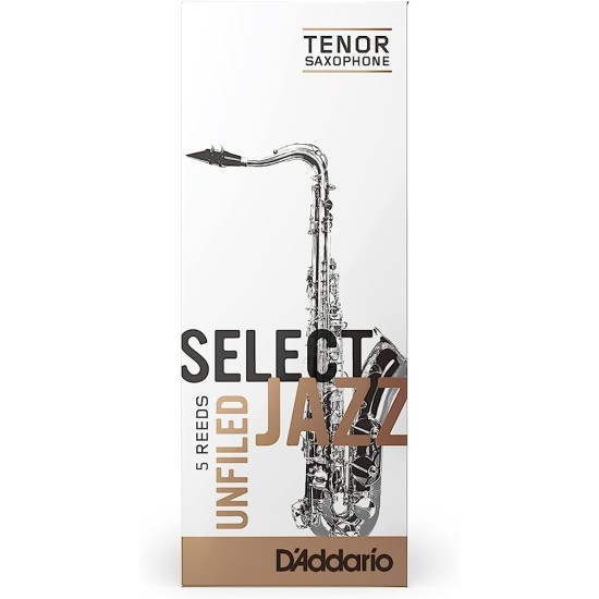 DAddario Woodwinds Select Jazz Unfiled Tenor Saksafon Kamışı No:2 Medium