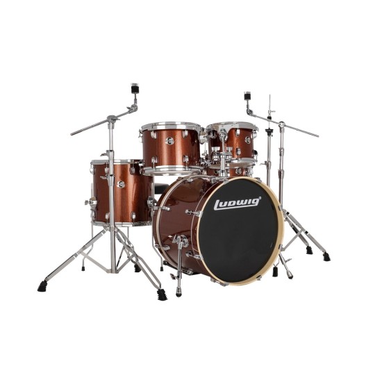 Ludwig Element Evolution LE520024 5 PC 20 Copper Sparkle Davul Seti