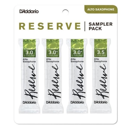 DAddario Woodwinds Reserve Alto Saksafon Kamışı - Sampler Pack 3,0/3,5