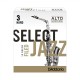 DAddario Woodwinds Select Jazz Alto Saksafon Kamışı No:3 Hard