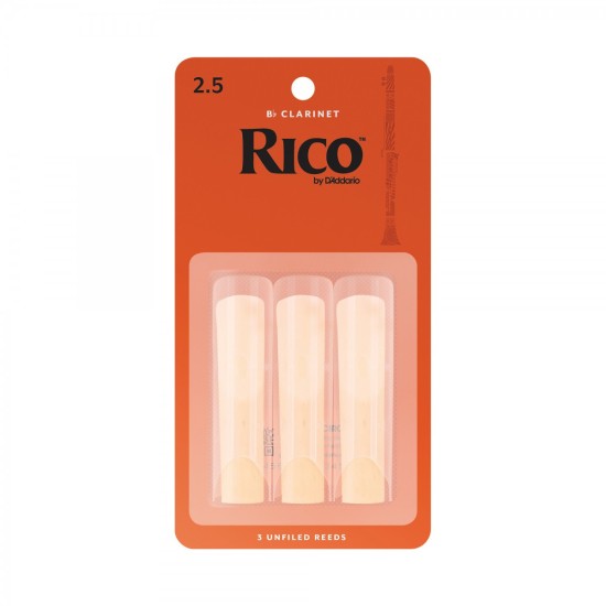 DAddario Woodwinds Rico RCA0325 Sib Klarnet Kamışı (3 lü) No:2.5