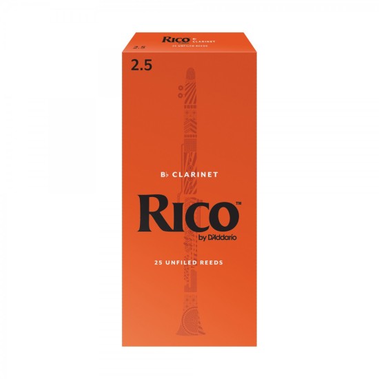 Rico RCA2525 Sib Klarnet Kamışı (25li) No:2,5