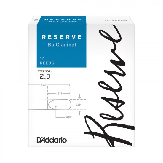 DAddario Woodwinds Reserve DCR1020 Sib Klarnet Kamışı No:2