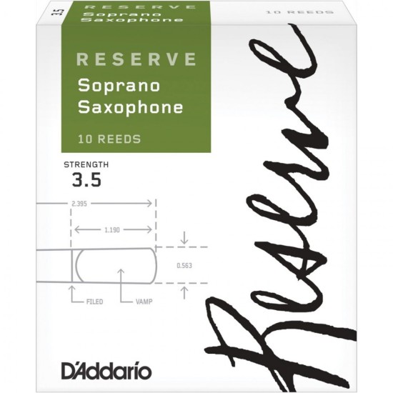 DAddario Woodwinds Reserve DIR1035 Soprano Saksafon Kamışı No: 3,5